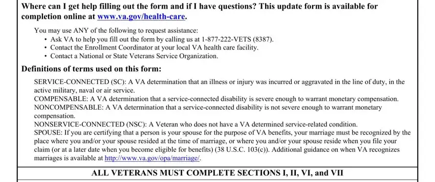 va form 10 10ezr online gaps to fill in