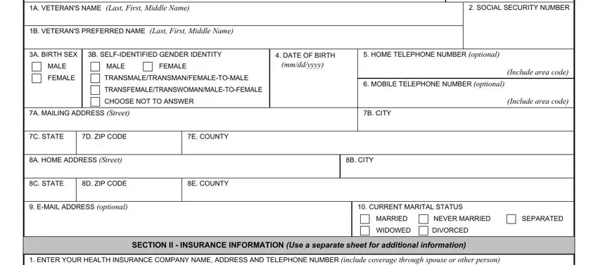 Va Form 10 10Ezr ≡ Fill Out Printable PDF Forms Online