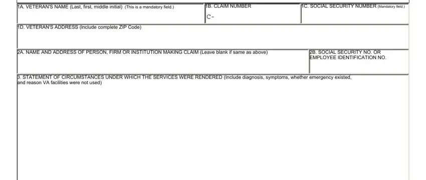 step 1 to writing va 10583 form