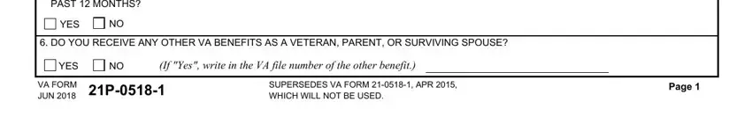 Entering details in fillable va form 21 10210 step 3