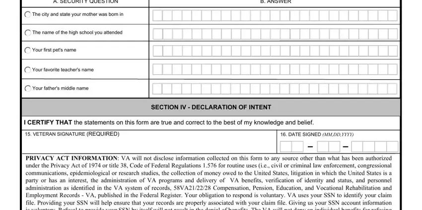 Finishing department of veterans affairs form 21 0845 printable step 5