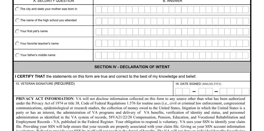 Finishing va form 21 0845 pdf step 5