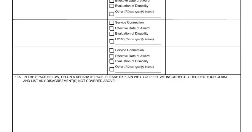 step 4 to completing va notice of disagreement