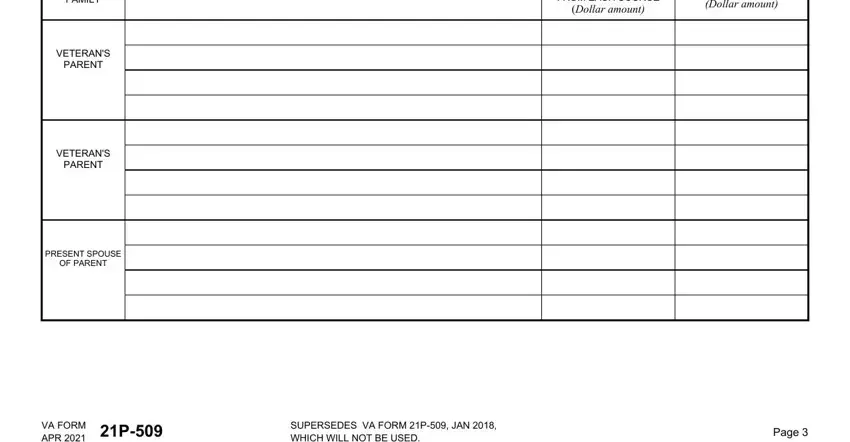 stage 5 to entering details in 21 509