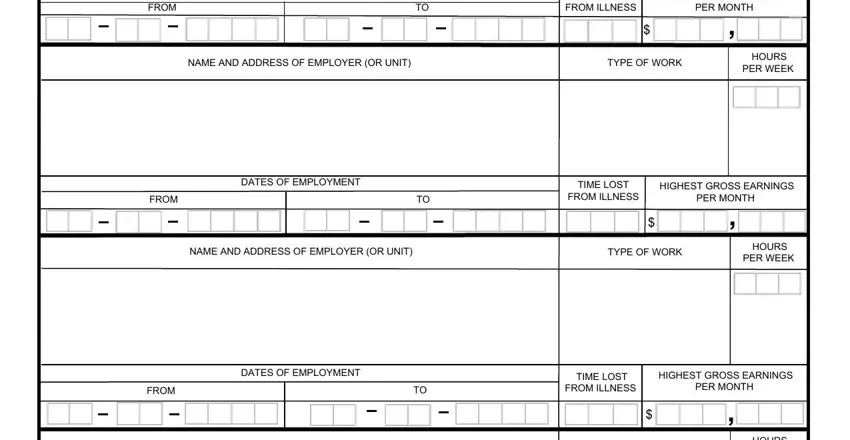 Filling in what is unemployability for va part 4