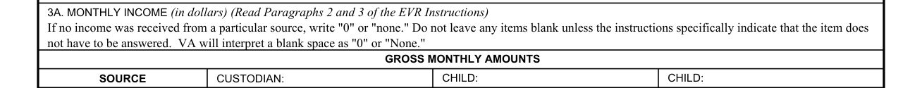 Form 21P-0519C-1 example filled out, custodian and child columns