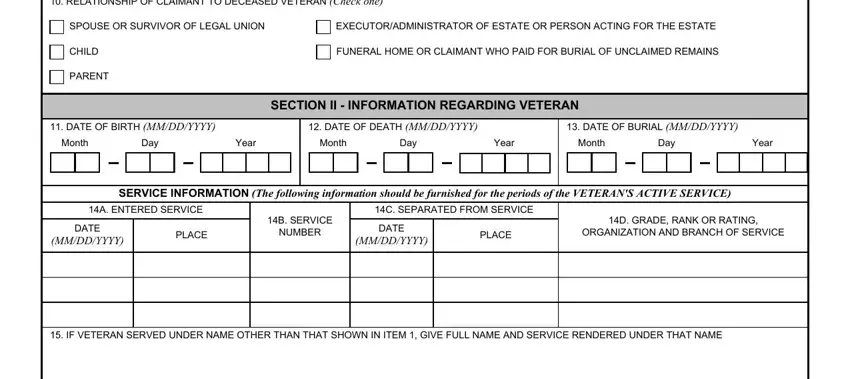 Va Form 21P 530 ≡ Fill Out Printable PDF Forms Online