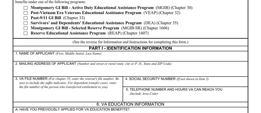 va reimbursement have empty spaces to fill out