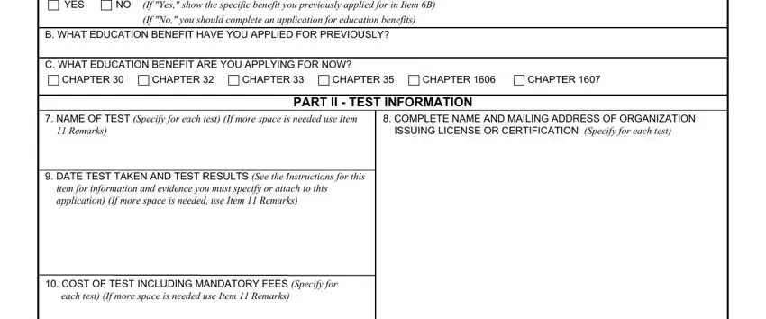 Filling out va reimbursement have part 2