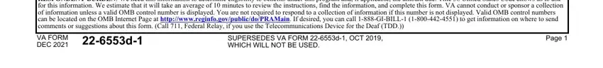 Va Form 22 6553D 1 ≡ Fill Out Printable PDF Forms Online