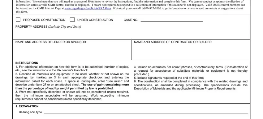 part 1 to filling in Va Form 26 1852