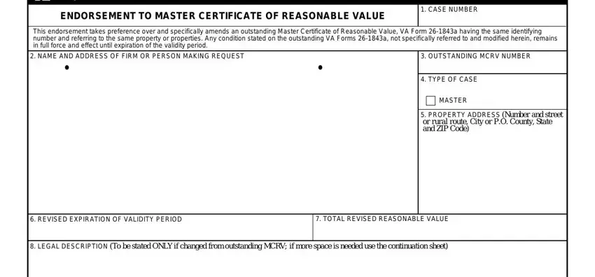 filling out va 26 1843 form part 1