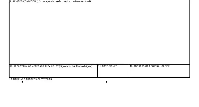 step 2 to completing va 26 1843 form