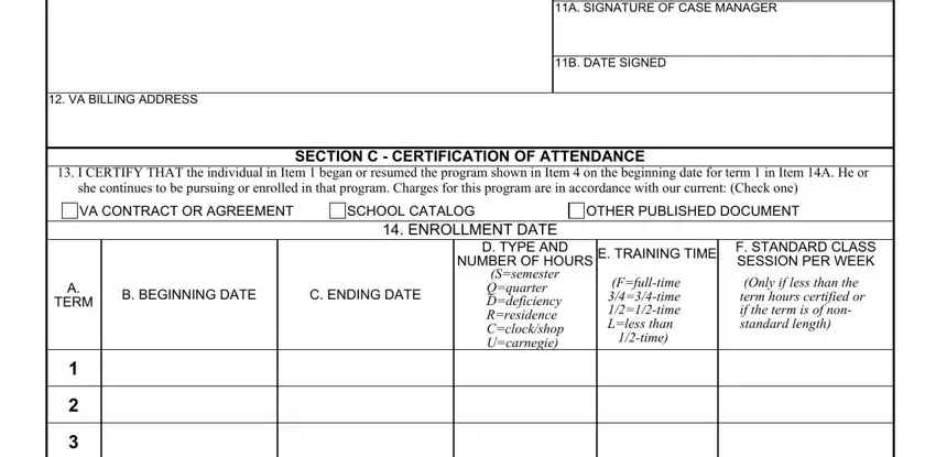 step 2 to completing va form 28 1905m