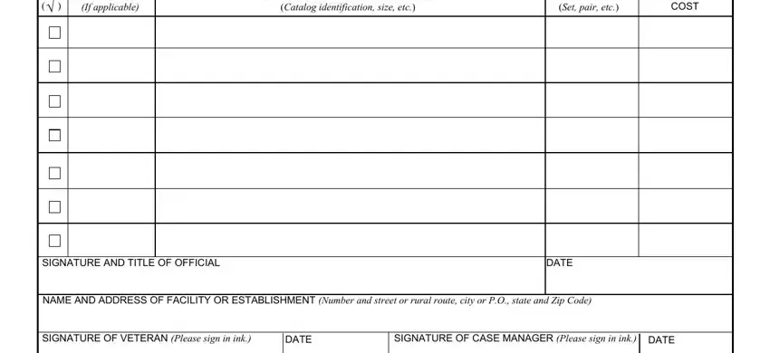 Completing voc rehab form step 2