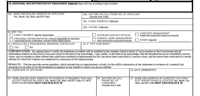 Va Form 40 1330 ≡ Fill Out Printable PDF Forms Online