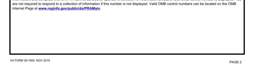 stage 4 to filling out va form 28 0588