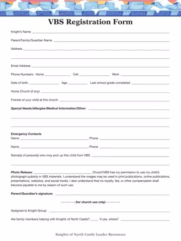 Vbs Online Form Preview