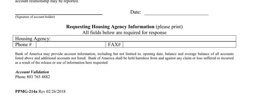 part 2 to finishing verification of deposit bank of america