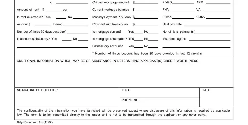stage 2 to filling out fannie mae verification of mortgage