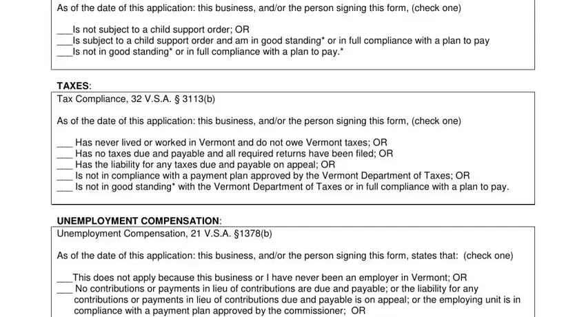 part 4 to completing vermont non pharmacy