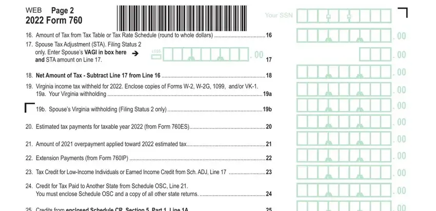 Filling in va760cg instructions stage 4