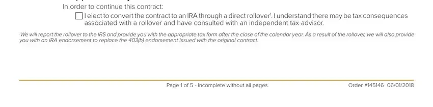 Filling out voya claim forms stage 3