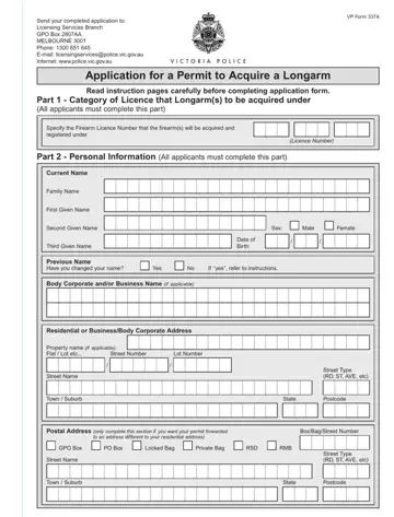 Vp Form 337A Preview