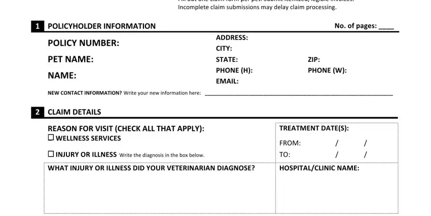 print nationwide pet insurance claim form empty spaces to complete