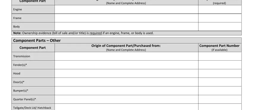 part 3 to entering details in vtr 61 rebuilt vehicle statement