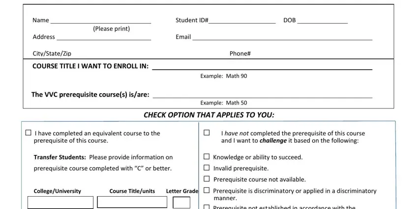 stage 1 to filling out victor valley college equivalency form