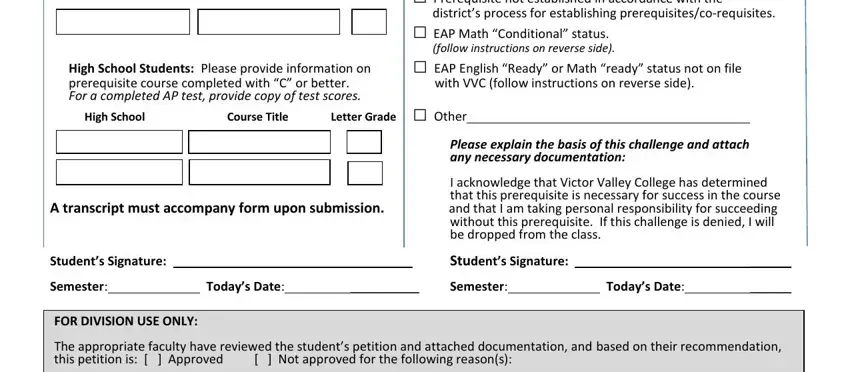 step 2 to completing vvc challenge