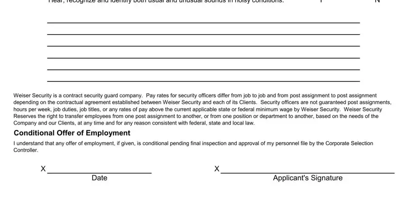 step 4 to completing weiser security services forms