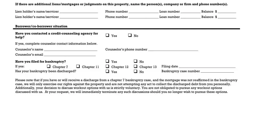 stage 2 to filling out wells fargo mortgage assistance application