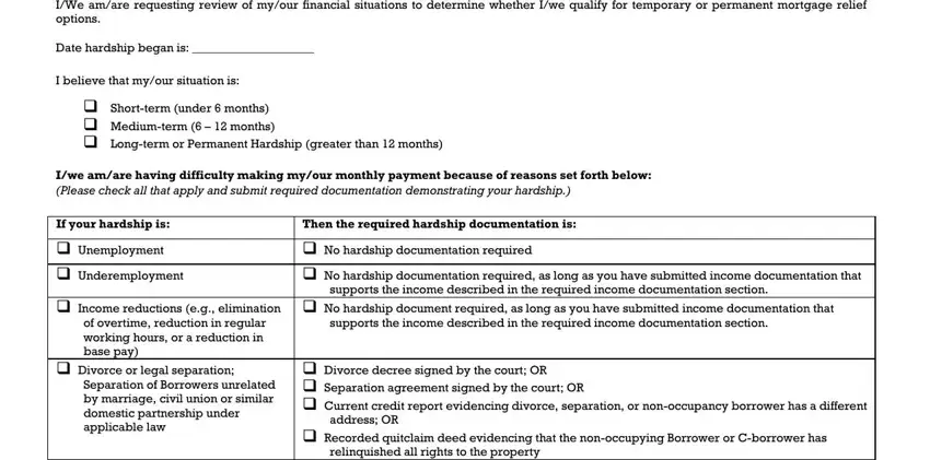 Entering details in wells fargo mortgage assistance application part 3
