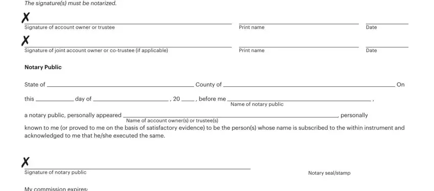 Filling in wells fargo mortgage power of attorney form part 3