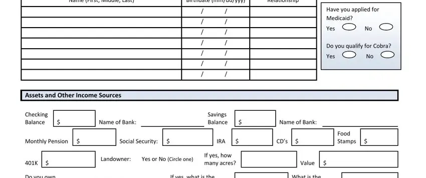 part 2 to filling out community financial assistance program