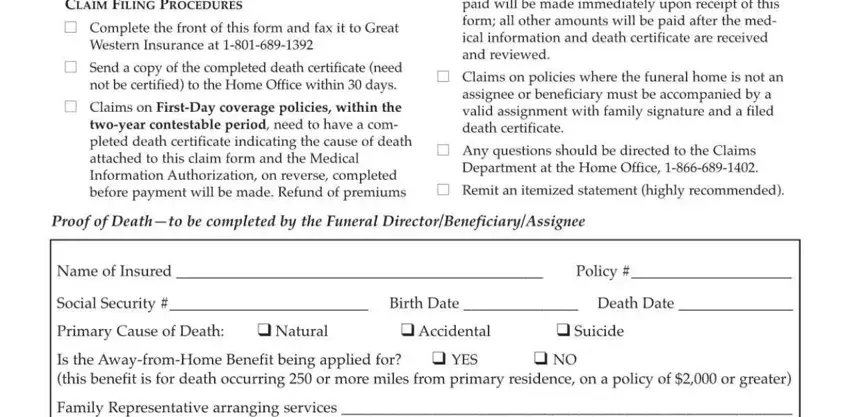 form g134 blanks to consider