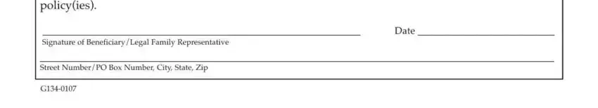 part 3 to entering details in form g134