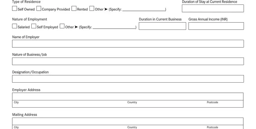 Filling in westpac png application forms part 2