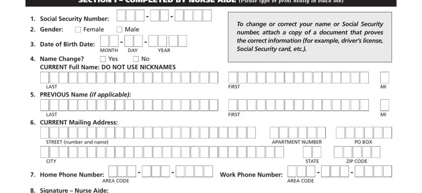 cna renewal form wisconsin fields to complete