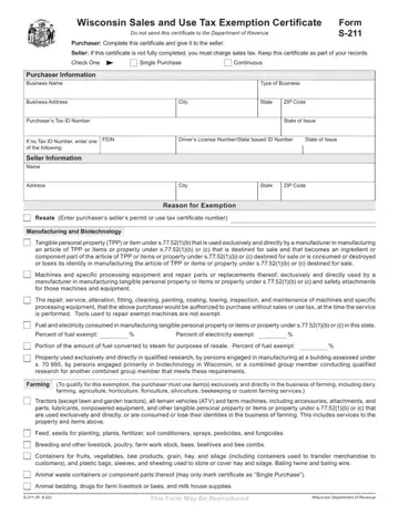 Wi S 211 Form Preview