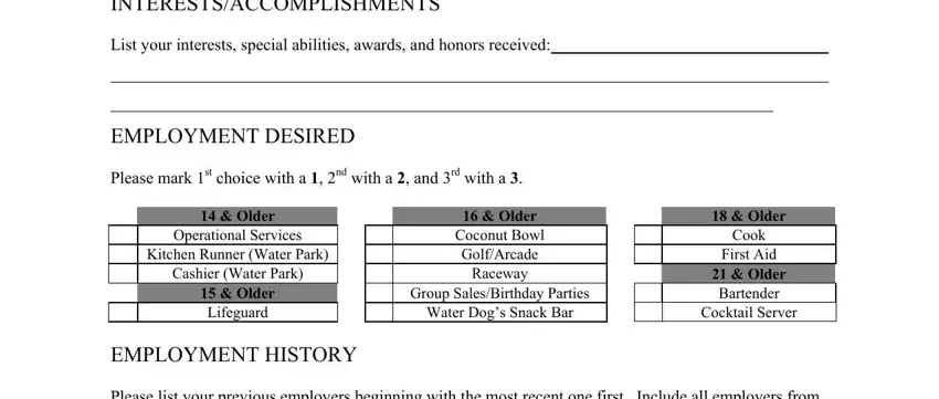 part 3 to filling out how old do you have to be to work at wild island