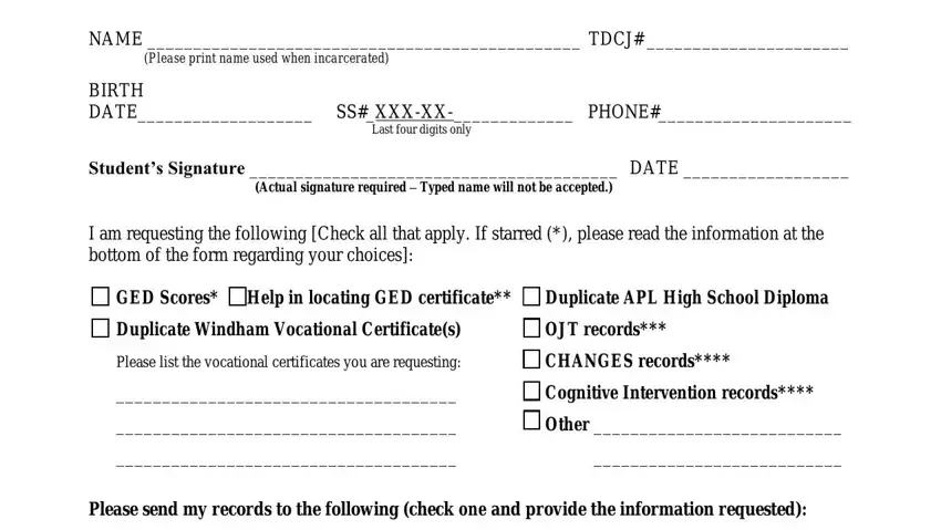 windham school district ged spaces to fill in