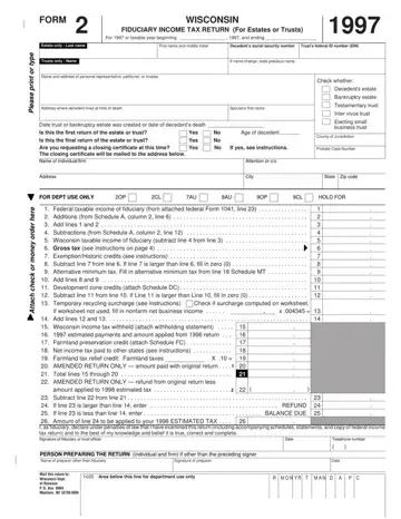 Wisconsin Form 2 Preview
