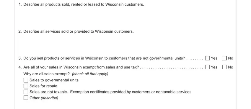 Filling in access wi gov employment verification form step 4