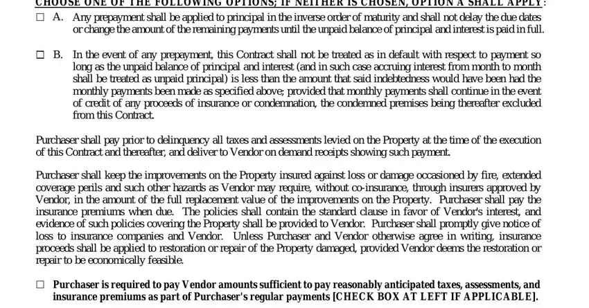 stage 3 to finishing land contract wi