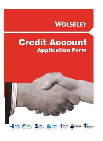 Wolseley Credit Application Preview