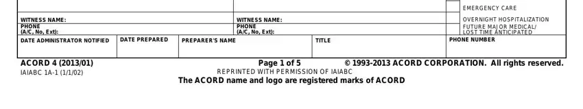 stage 3 to filling out form workers compensation injury report