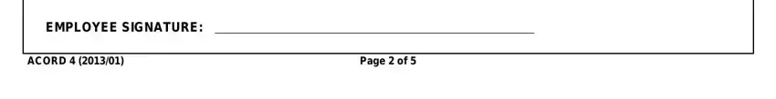 Filling out form workers compensation injury report stage 4